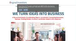 Desktop Screenshot of originalinvestors.com