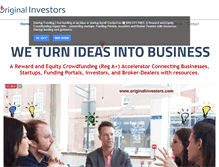 Tablet Screenshot of originalinvestors.com